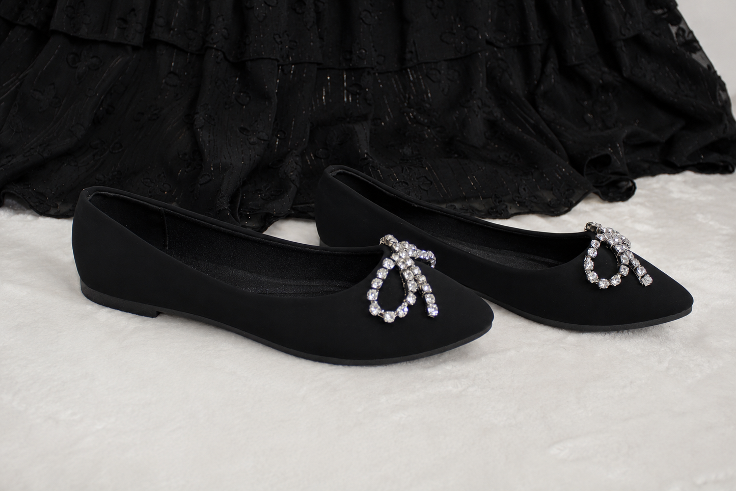 Purity Onyx Flats
