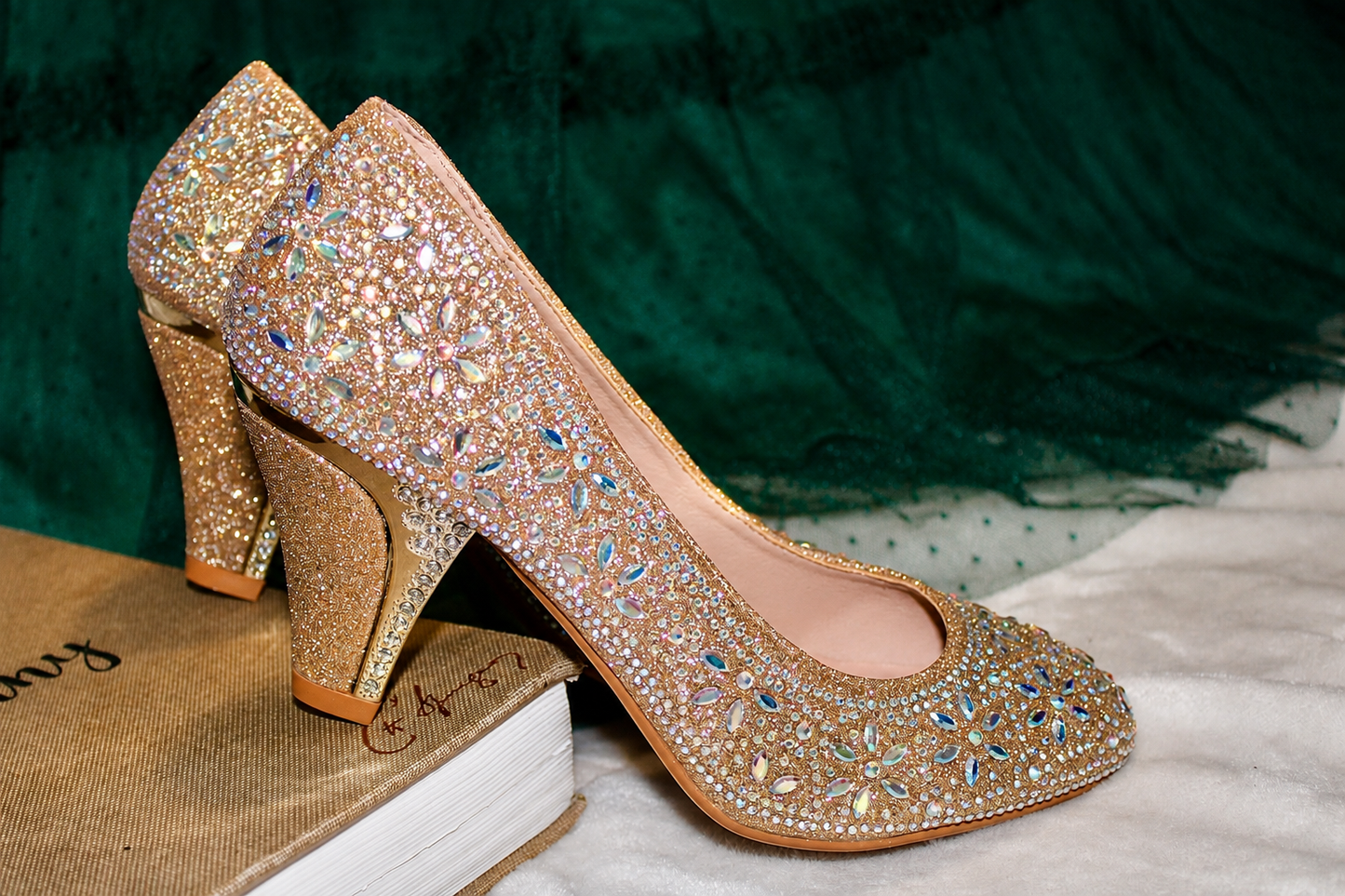 Radiance Champagne Heels
