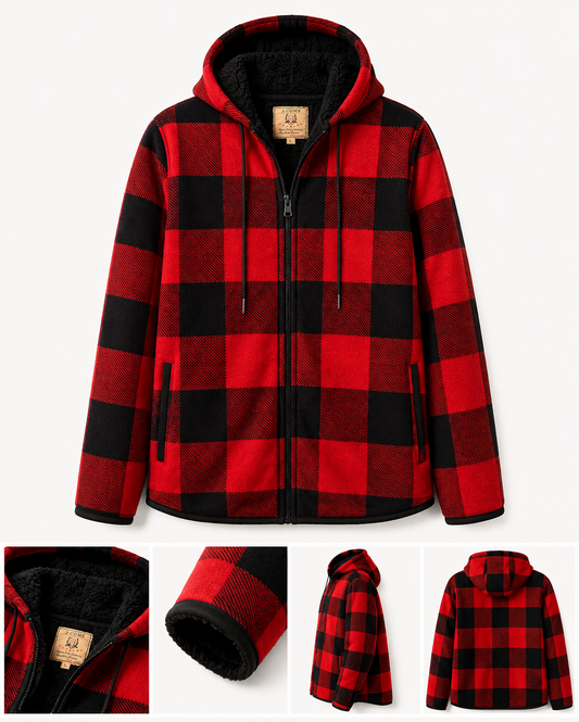 Red Buffalo Sherpa Hoodie (for him)