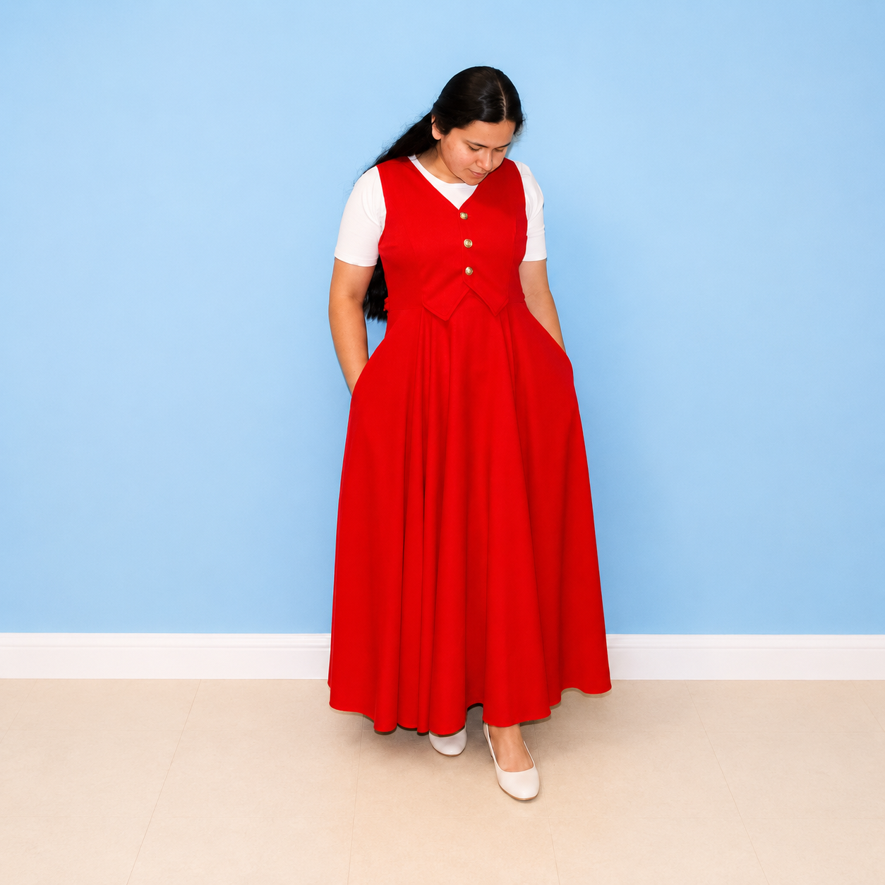 Red Rose Overall